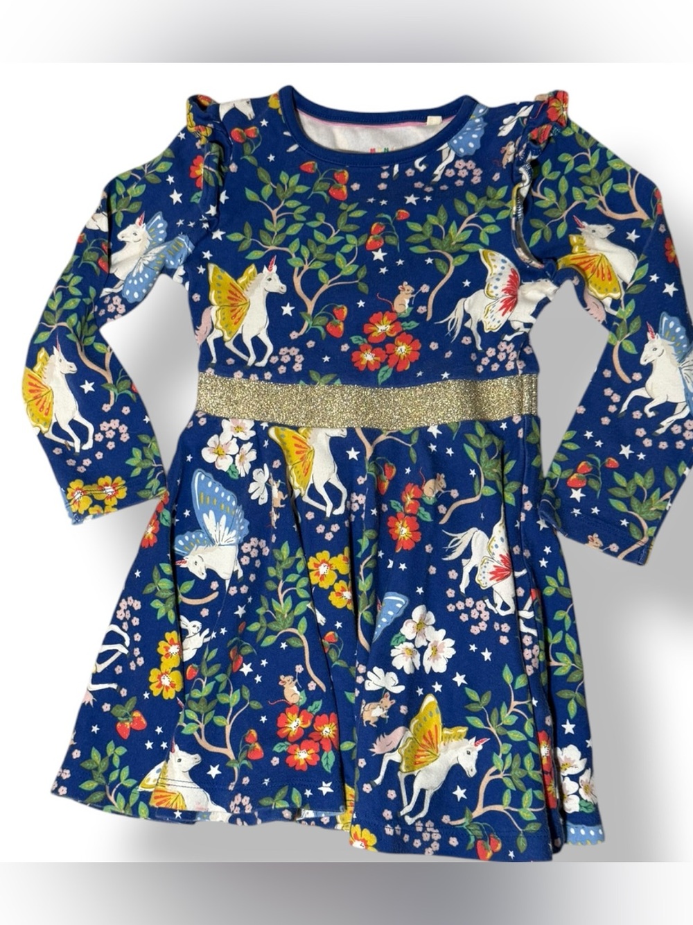 Mini Biden Mabel Fantasy Print Twirly Dress